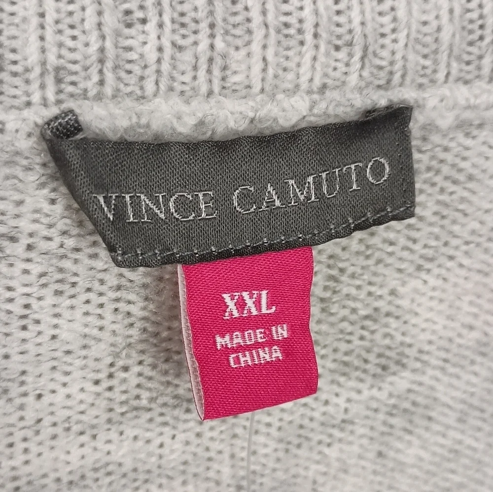NWT Vince Camuto Silver Heather Turtleneck Sweater  🩶 XXL - Picture 8 of 9